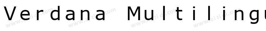 Verdana Multilingual字体转换